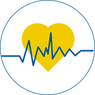 Graphic of a heart and EKG reading