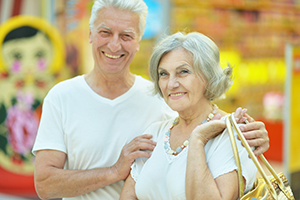 An image of an elderly couple